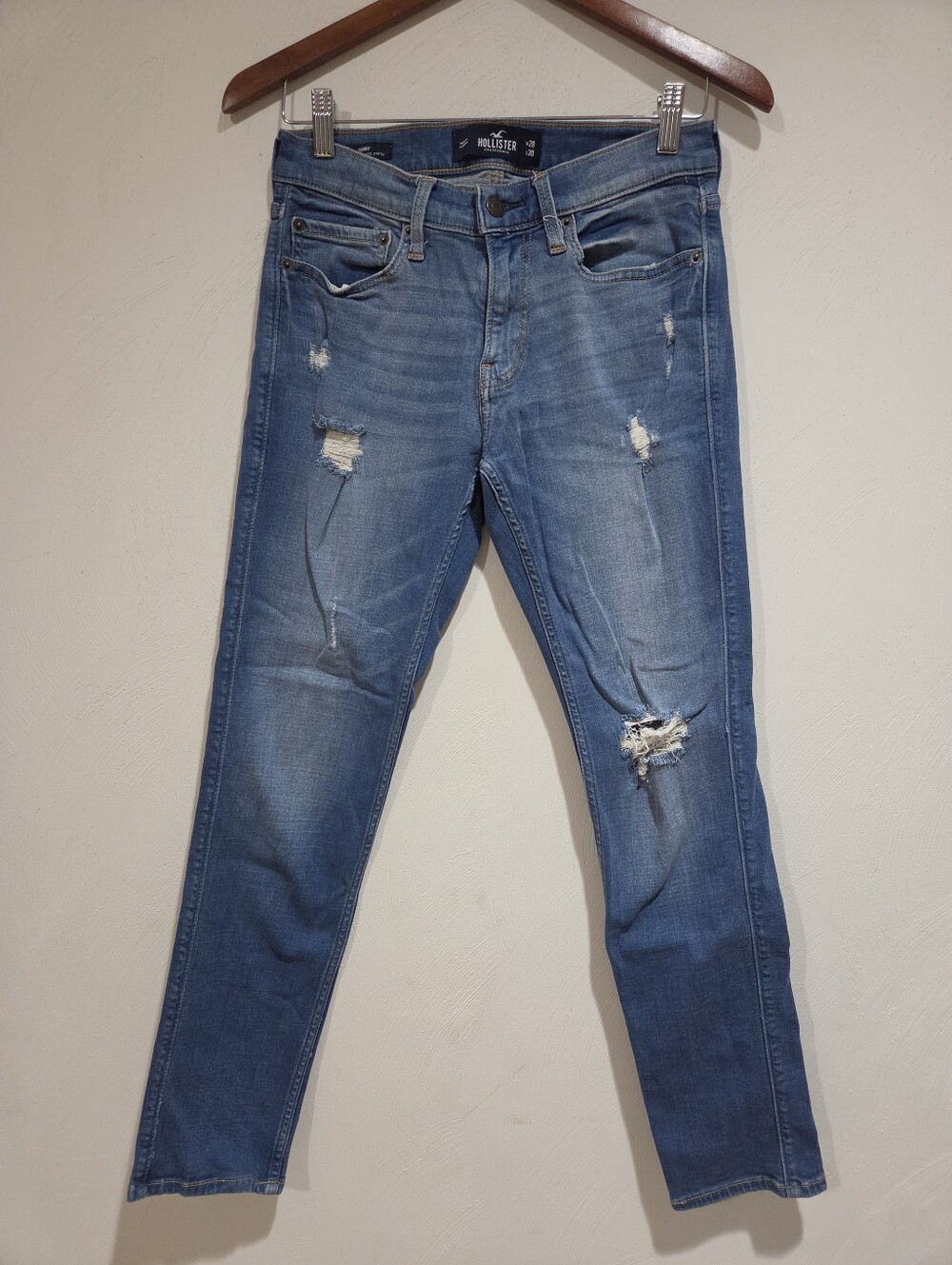 Men's Hollister Skinny Jeans Advanced Stretch Size 28X30